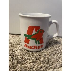 Vintage Auchan Retailer Mug Coffee Tea Made In England